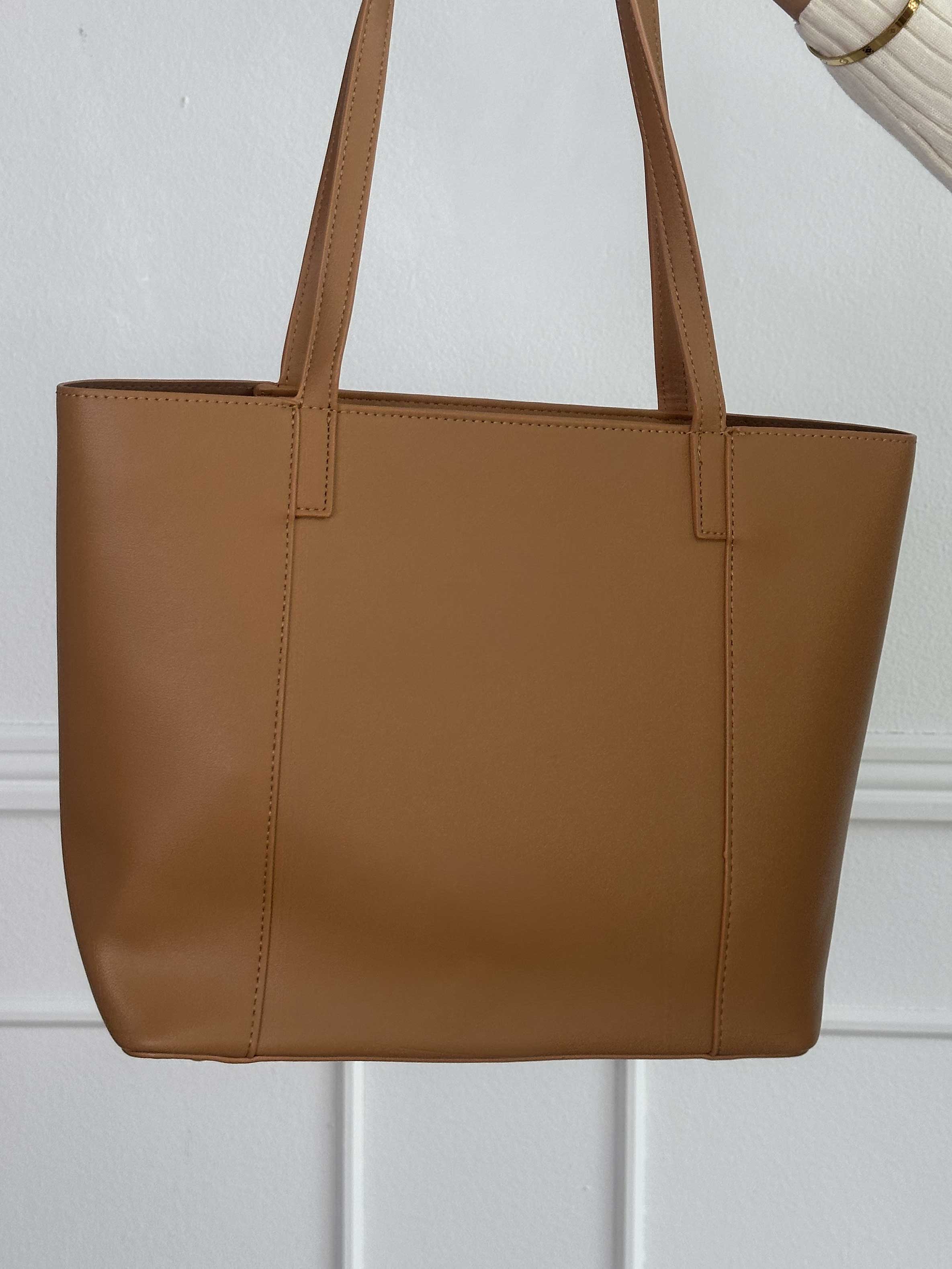 Tusnia - Shopper bag med lynlås lukning
